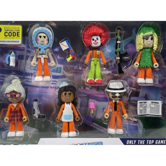 DevSeries Jailbreak Hiding In Plain Sight 6 Action Figures & Virtual Item ROBLOX - Picture 4 of 8